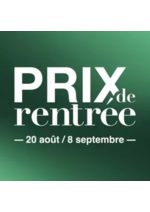 Prospectus Cuir Center : Les Prix de Rentrée