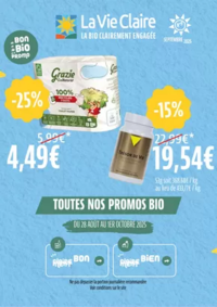 Prospectus La Vie Claire Beziers : SEPTEMBRE 2025