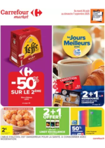 Prospectus Carrefour Drive : LES JOURS MEILLEURS AVEC LES PRODUITS CARREFOUR !