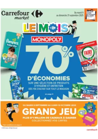 Prospectus Carrefour Drive SEGNY : LE MOIS MONOPOLY, 70% D'ÉCONOMIES