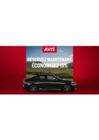 Prospectus AVIS - Montargis - ville : 15 % sur la location de fin d’été, d‘automne et d’hiver