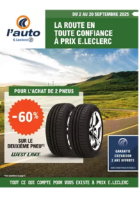 Prospectus L'auto E.Leclerc AUCH : THEMATIQUE RENTREE