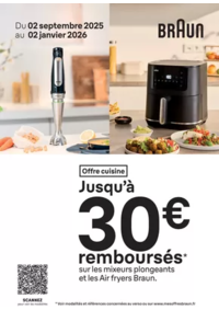 Prospectus BeDigital St Paul Les Dax : BRAUN MIXEUR PLONGEANT ET AIR FRYER