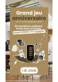 Prospectus Cuisines références LE PLESSIS BELLEVILLE : Frand jeu anniversaire
