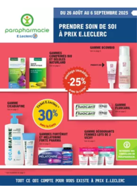 Prospectus Parapharmacie E.Leclerc Rouffiac-Tolosan : Prospectus Rentrée