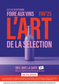 Prospectus Monop' St Maur-des-Fossés : GUIDE FOIRE AUX VINS