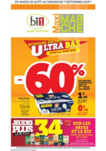 Prospectus Maximarché : QUINZAINE DES PRIX ULTRA BAS : SPÉCIAL RENTRÉE