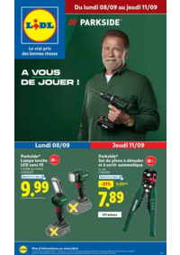 Prospectus Lidl ST QUENTIN : Préparez vos travaux et équipez-vous avec Parkside et Crivit, disponibles chez Lidl