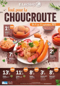 Prospectus E.Leclerc HIRSINGUE : TOUT A LA CHOUCROUTE
