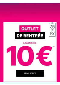 Prospectus Christine Laure Villefranche sur Saône : OUTLET de rentrée à partir de 10€