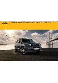 Prospectus Jeep Plerin : RENEGADE E-HYBRID ALTITUDE 1.5 TURBO T4 130 CH BVR7