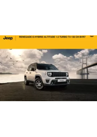 Prospectus Jeep Castres : RENEGADE E-HYBRID ALTITUDE 1.5 TURBO T4 130 CH BVR7