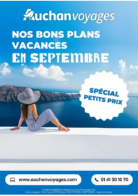 Prospectus Auchan AVIGNON : Auchan voyages : bons plans vacances !