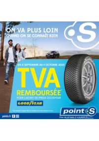Prospectus Point S SAINT OUEN LAUMONE : Mais ce n'est pas tout ! Dès deux pneus Goodyear achetés, vous avez une chance de gagner 200€ en bon