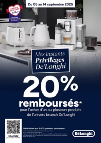 Prospectus Boulanger Gennevillliers : Mes Instants Privilèges De’Longhi : 20€ remboursés