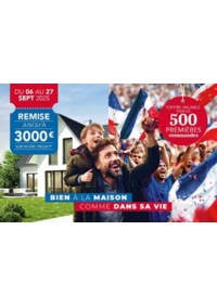 Prospectus Fenêtres LORENOVE DOUDEVILLE : Bénéficiez jusqu’à 3 000 € TTC de remise sur votre projet… Offre réservée aux 500 premières commande
