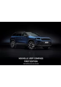 Prospectus Jeep Illzach : NOUVELLE JEEP COMPASS FIRST EDITION