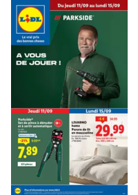 Prospectus Lidl MAZINGARBE : Profitez de la déco tendance et des outils Parkside pour tous vos projets, à prix Lidl !
