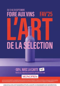 Prospectus Monop´ Paris Halles : GUIDE FOIRE AUX VINS