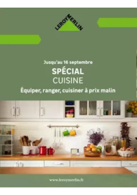 Prospectus Leroy Merlin Metz : SPÉCIAL CUISINE