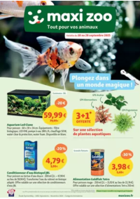 Prospectus Maxi zoo Aubergenville : Plongez dans un monde magique !