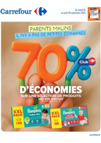 Prospectus Carrefour Drive SAINT AMAND MONTROND : PARENTS MALINS IL N'Y A PAS DE PETITES ÉCONIMIES