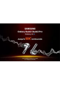 Prospectus Boutique Orange VAULX EN VELIN : Galaxy Buds3 | Buds3 Pro Jusqu'à 50€ remboursés