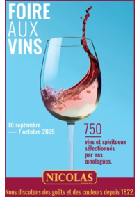 Prospectus NICOLAS ATHIS MONS : Foire aux vins