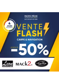 Prospectus Pacific Pêche MONTBELIARD - VOUJEAUCOURT  : Vente Flash