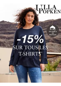 Prospectus Ulla Popken Lyon : -15 % sur tous les t-shirts