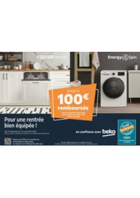 Prospectus Copra SAMATAN : Beko vous rembourse jusqu'à 100€