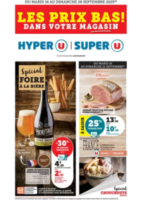Prospectus Super U MARIGNIER : Choucroute / foire à la bière
