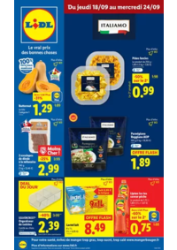 Prospectus Lidl BELFORT 14 avenue d'Altkirch : Chez Lidl, découvrez une sélection de produits qui vous transporte au cœur de l'Italie !