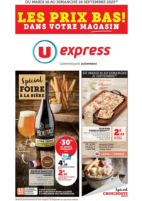 Prospectus U Express RUFFIEUX : Choucroute / foire à la bière