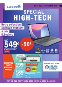 Prospectus E.Leclerc LE BLANC MESNIL : HIGH-TECH RENTREE DES ETUDIANTS