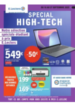 Prospectus E.Leclerc : HIGH-TECH RENTREE DES ETUDIANTS