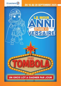 Prospectus E.Leclerc NARBONNE : Anniversaire 3