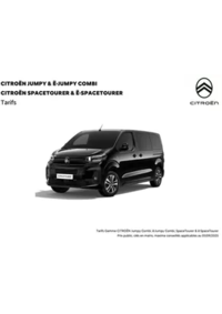 Prospectus Citroen VOULANGIS : Citroën Spacetourer Caractéristiques