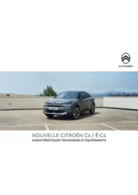 Prospectus Citroen SAINT PHILBERT DE GRAND LIEU : Citroën Nouvelle C4 Caractéristiques