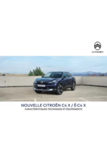 Prospectus Citroen : Citroën Nouvelle C4 X Caractéristiques