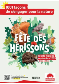 Prospectus Delbard Blavozy : Fête des Hérissons : 1001 manières de s'engager pour la nature