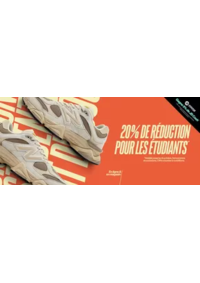 Prospectus JD SPORTS Paris - Aéroville : 20 % DE RÉDUCTION POUR LES ÉTUDIANTS