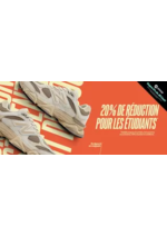 Promos et remises  : 20 % DE RÉDUCTION POUR LES ÉTUDIANTS