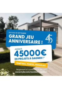 Prospectus Tryba ECHIROLLES : GRAND JEU ANNIVERSAIRE!