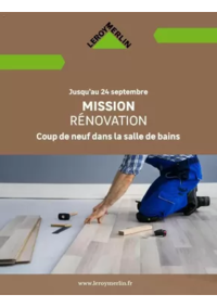 Prospectus Leroy Merlin Champigneulles : MISSION RÉNOVATION