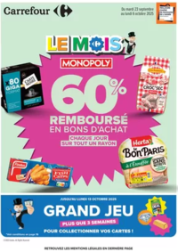 Prospectus Carrefour Drive ALENCON : LE MOIS MONOPOLY !