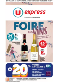 Prospectus U Express : Foire aux Vins d'Automne
