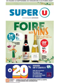 Prospectus Super U ESPALION : Foire aux Vins d'Automne