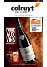 Prospectus Colruyt CHAUSSIN : FOIRE AUX VINS AUTOMNE 2025