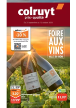 Prospectus Colruyt : FOIRE AUX VINS JURA VALLÉE DU RHÔNE